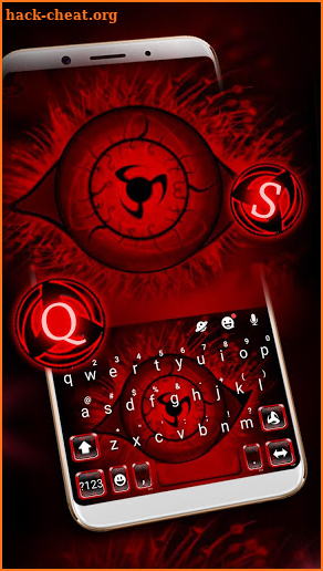 Sharingan Power Keyboard Theme screenshot