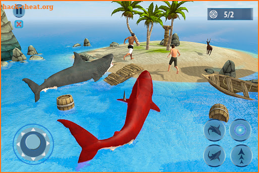 Shark Simulator Games: Sea & Beach Attack screenshot