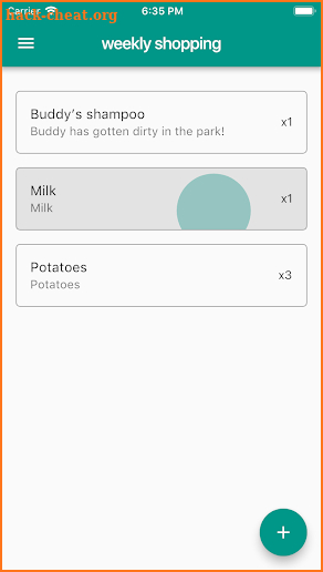 Sharlist: Shopping lists for families screenshot