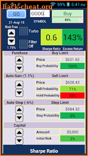 Sharpe Ratio Pro screenshot