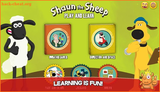 Shaun learning games for kids screenshot