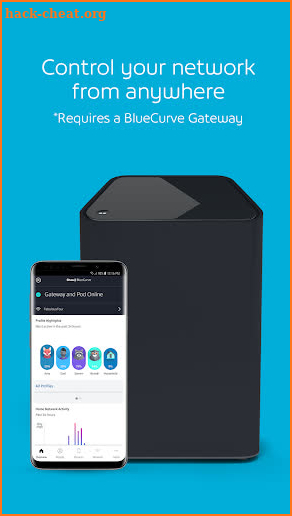 Shaw BlueCurve Home screenshot