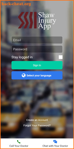 Shaw Injury App screenshot