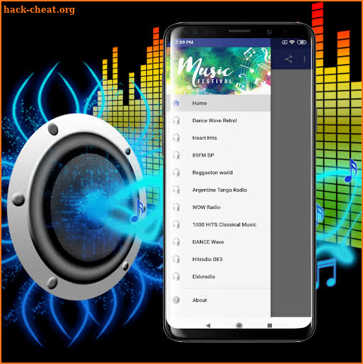 Shazom find music in radio screenshot