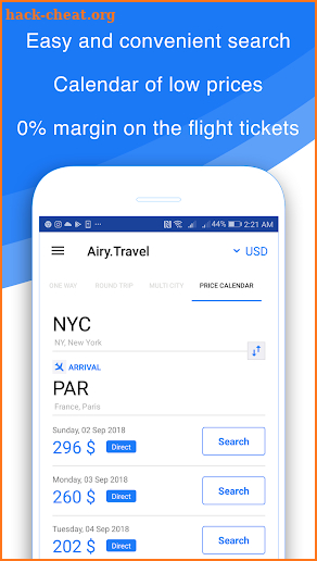 Сheap Flights - Airy.Travel screenshot