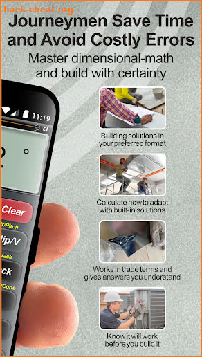 Sheet Metal HVAC Pro Construction Math Calculator screenshot