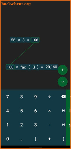 SheetCalc - calculator screenshot