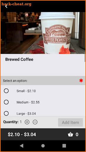 Shelburne Falls Coffee screenshot