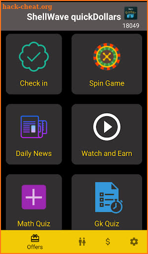Shellwave QuickDollars screenshot