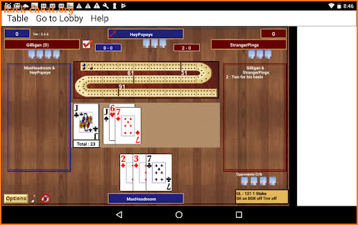 SHGCribbage4 screenshot