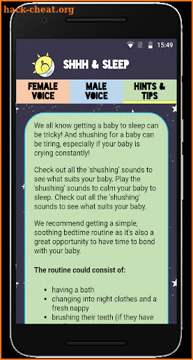 Shhh & Sleep HD screenshot
