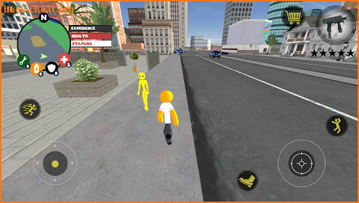 Shiba Stickman Rope Hero Gangstar Crime screenshot