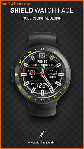 Shield Watch Face screenshot