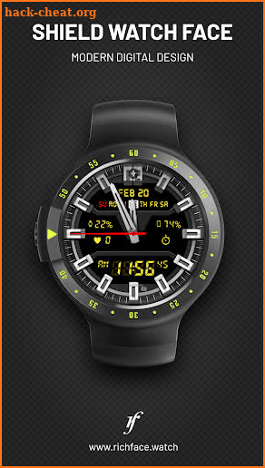 Shield Watch Face screenshot