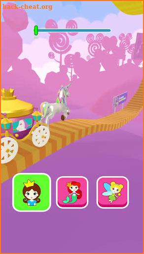 Shift Princess: fairy car games. Drive ahead race! screenshot