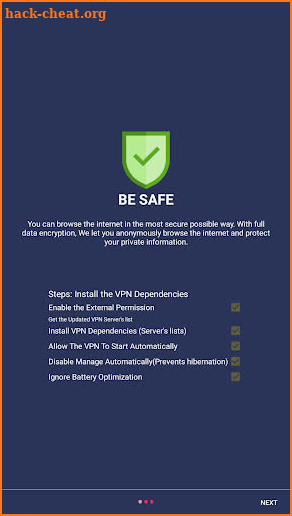 Shift VPN screenshot