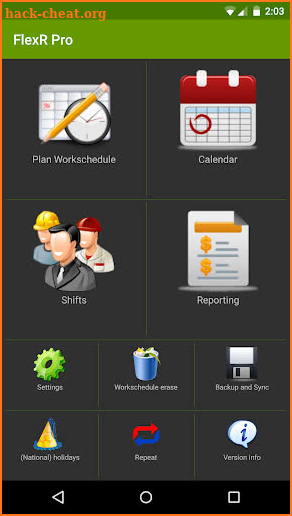 Shift Work Calendar (FlexR Pro) screenshot