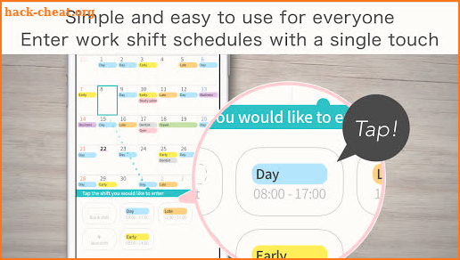 SHIFTAR - Shift Worker Calendar screenshot