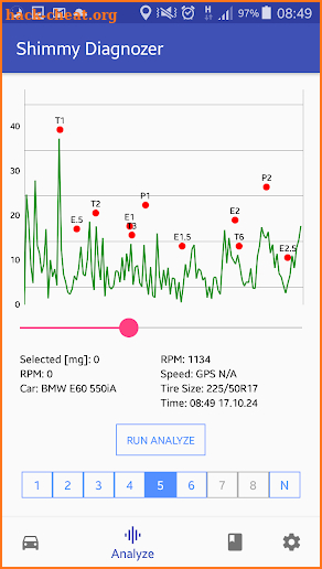 Shimmy Diagnoser screenshot