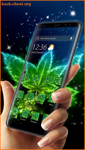 Shine Green Leaf Theme & HD wallpapers screenshot