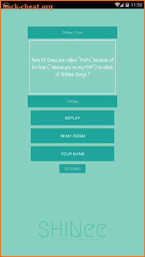 SHINee Quiz screenshot