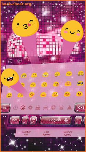 Shining Heart Keyboard screenshot