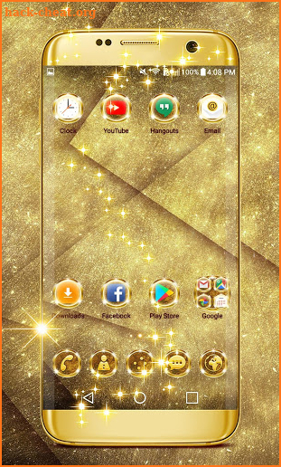 Shiny Glitter Launcher Theme screenshot