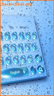 Shiny Water Drop Music Keyboard Theme screenshot