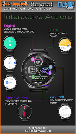 ShockR ReVeal HD Watch Face screenshot