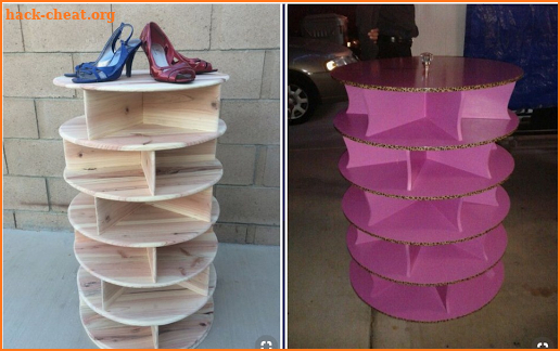 shoe rack design screenshot