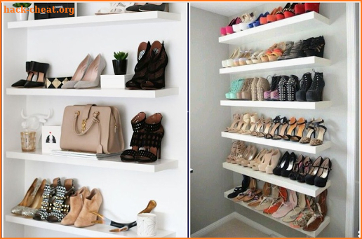 shoe rack design screenshot