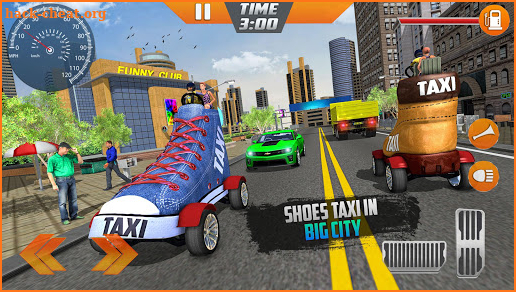 Shoes Taxi Driving Simulator: City Ride screenshot