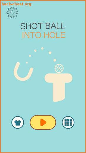 Shoot ball into hole - fun physical shooting game screenshot