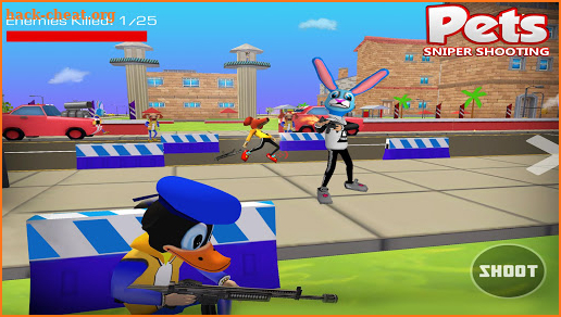 Shooting Pets Sniper - 3D Pixel Gun games for Kids screenshot