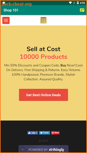 Shop 101 - Free Online Shopping App screenshot