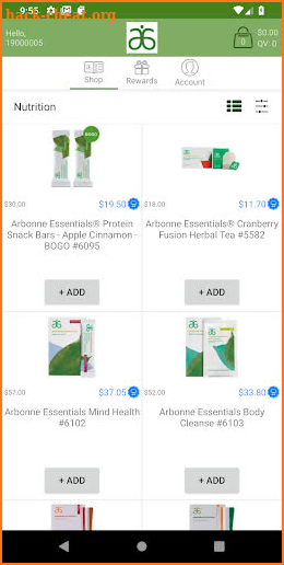 Shop Arbonne screenshot