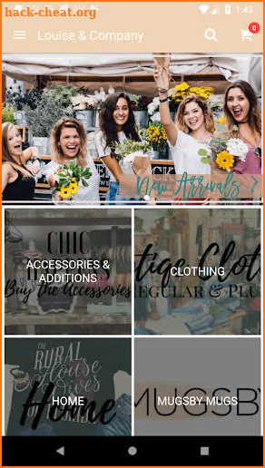 Shop Louise & Company screenshot