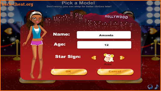 Shopaholic Hollywood, Dressup screenshot