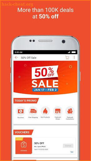 Shopee PH: 2.2 50% Off Sale screenshot