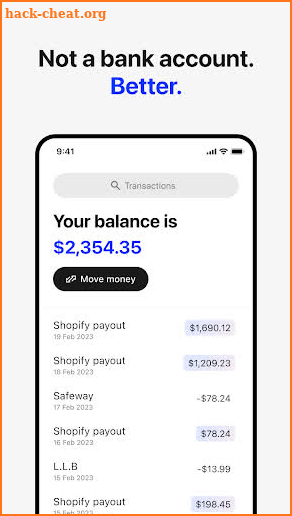 Shopify Balance screenshot