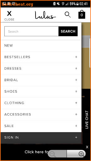 ShopIn for Lulus Clothing screenshot