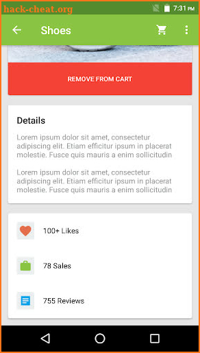 Shopper App - Material UI Temp screenshot