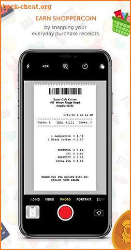 ShopperCoin (Beta) - Snap Receipts & Earn Rewards. screenshot