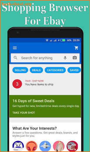 Shopping Browser For Ebay screenshot