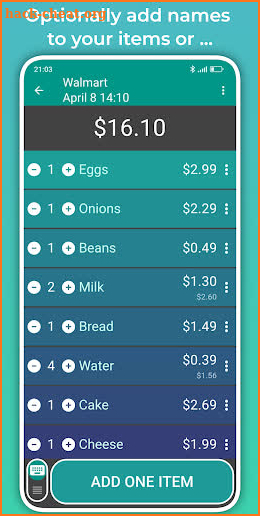 Shopping Calculator screenshot