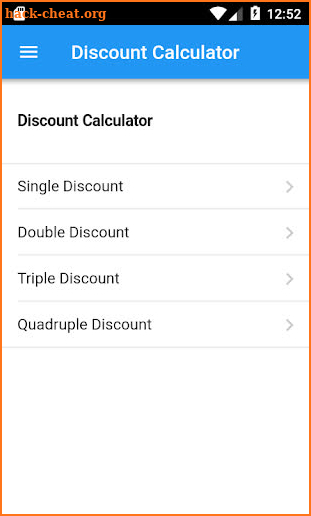 Shopping Discount Calculator screenshot