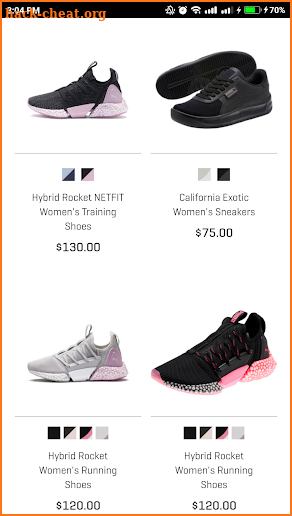 Shopping in Puma screenshot