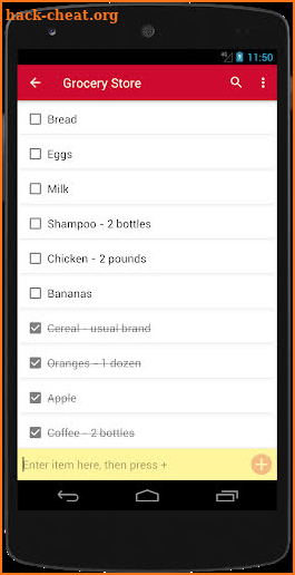 Shopping List - Easy & Simple screenshot