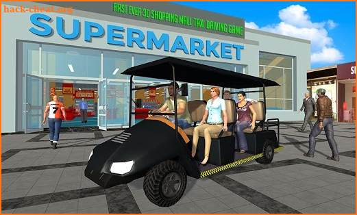 Shopping Mall Easy Taxi Driver Car Simulator Games screenshot