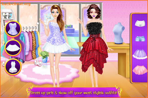 Shopping Mall Rich Girl Dressup - Color by Number screenshot